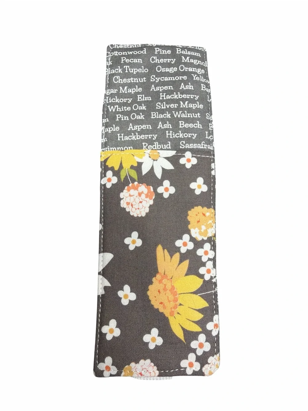 Hand Crafted Journal Pen Holder Bookmark Floral